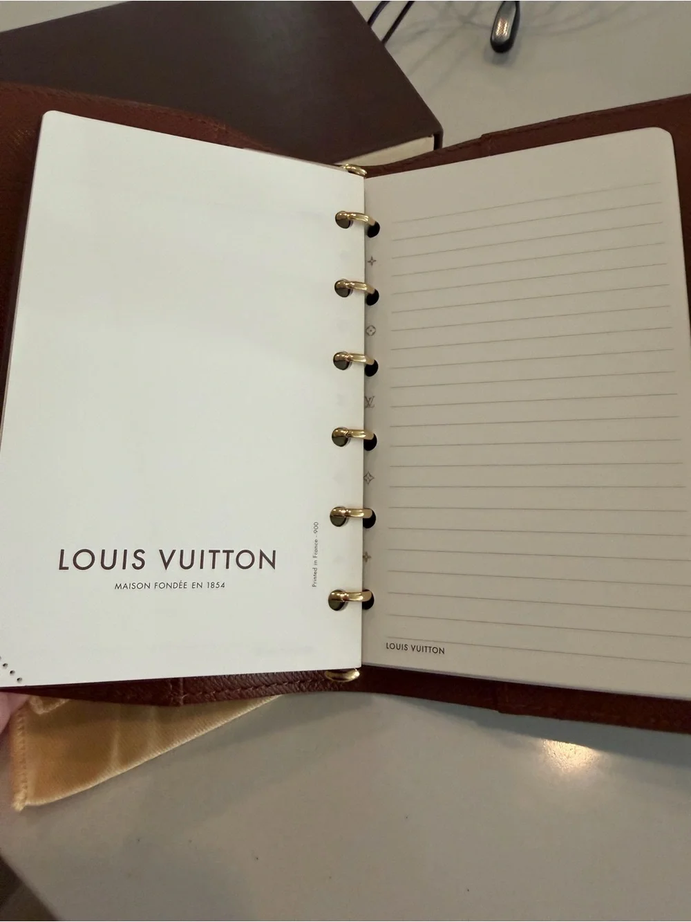 Louis Vuitton PM agenda Monogram Canvas Organizer Cover - Brown & Tan